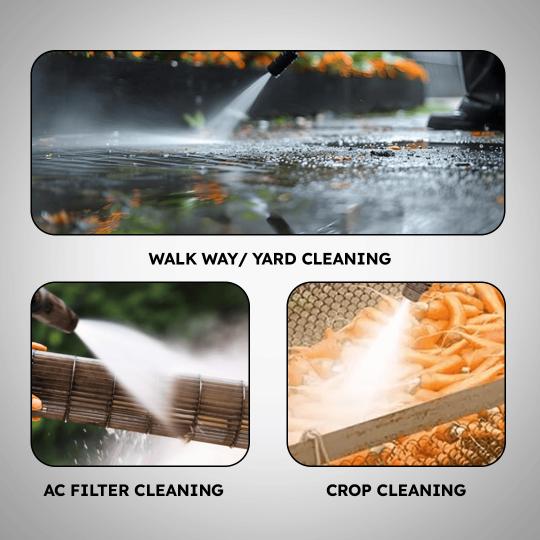 Induction Motor Pressure Washer 1800 Watts (150 Bar) with Foaming Canon + Free Samco Foaming Shampoo - Image 3